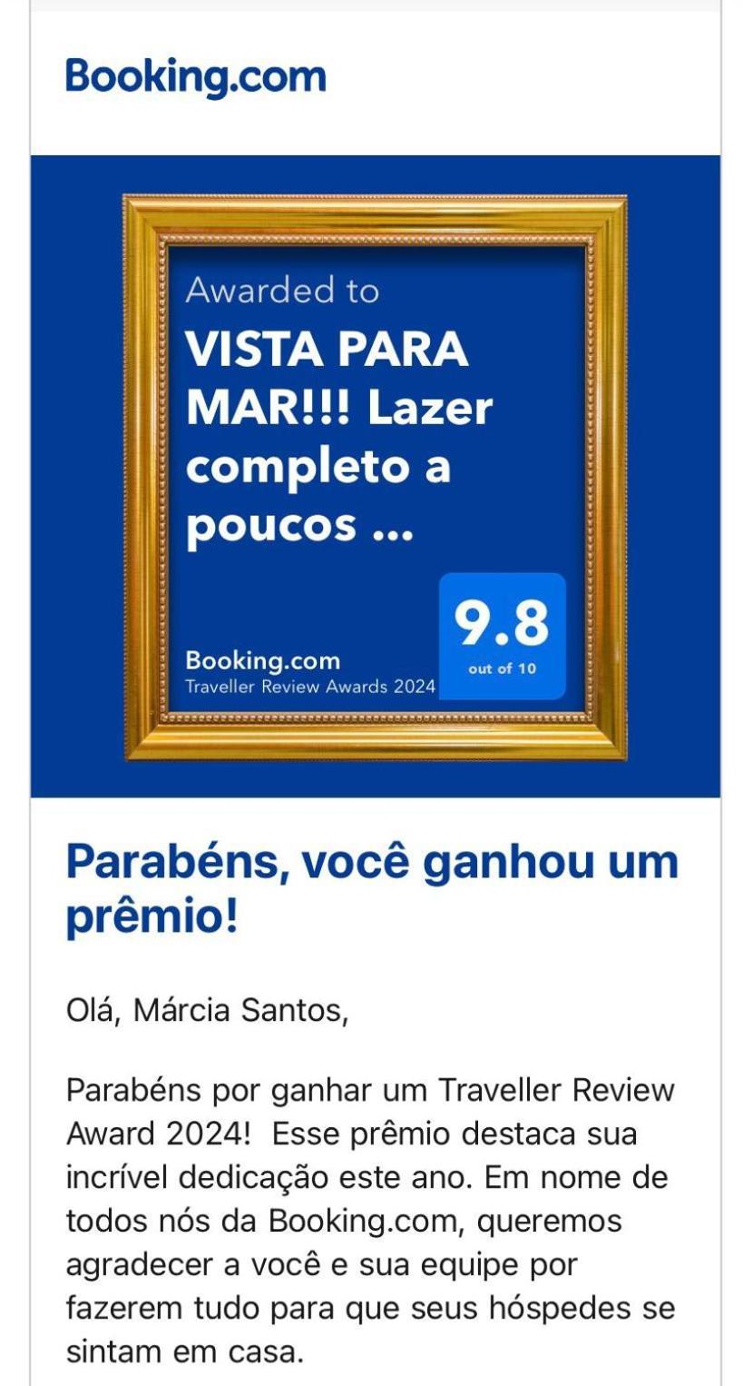 Vista Para Mar!!! Lazer Completo A Poucos Passos Da Praia Guarujá Kültér fotó